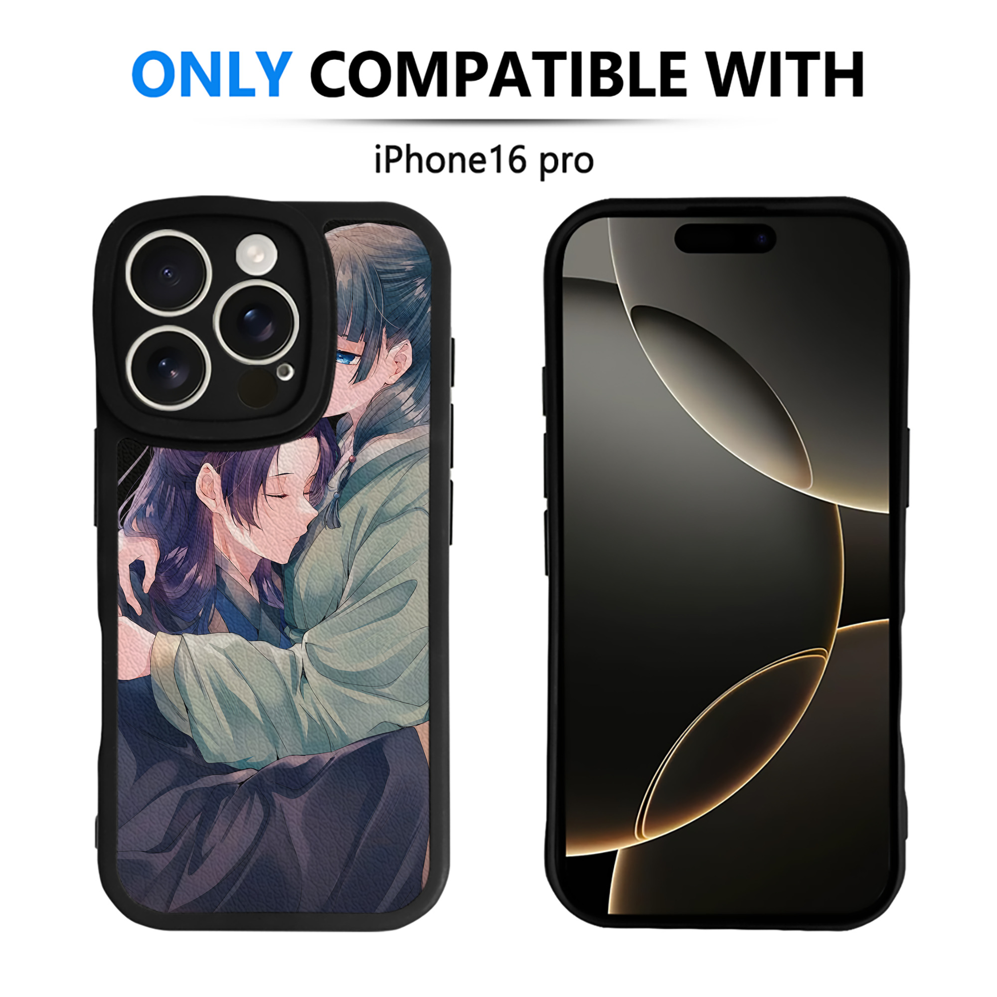 （画像用） 薬屋のひとりごと The Apothecary Diaries 【iPhone 16シリーズ対応】シリコンスマホケース（レザー調） 材質：シリコン